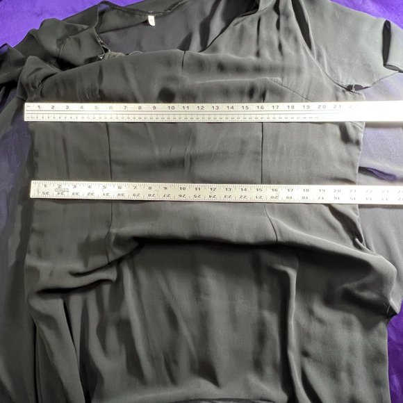 📌Timeless Elegant Ball - Formal - Prom A- Line Figure-Friendly Dress with Cape - Picture 11 of 16